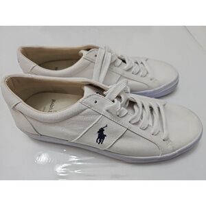 Polo by Ralph Lauren White and Navy Men's Sneakers and Polo Socks NWT